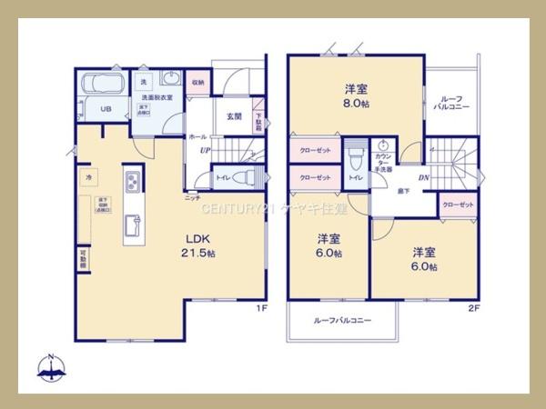 西尾市米津町01期　3号棟