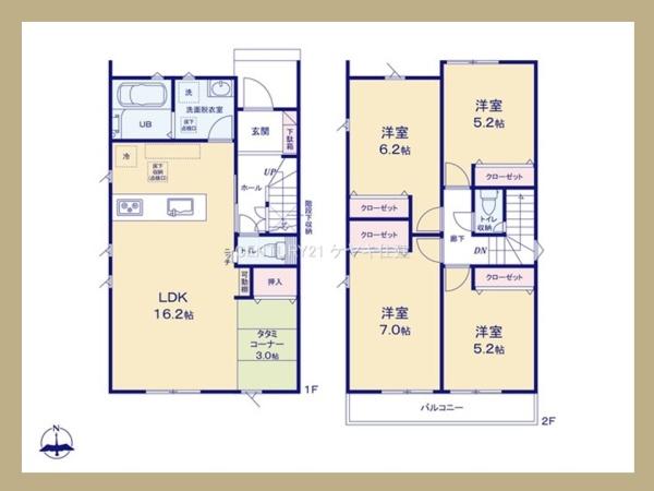 西尾市米津町01期　4号棟