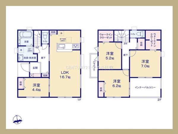 西尾市巨海町北浜田第2　4号棟