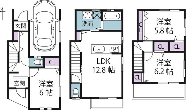 大阪市東淀川区西淡路４丁目の新築一戸建