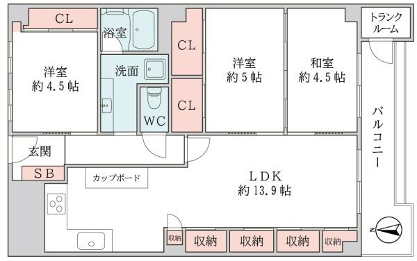 南千里オリーブヴィラＳ棟