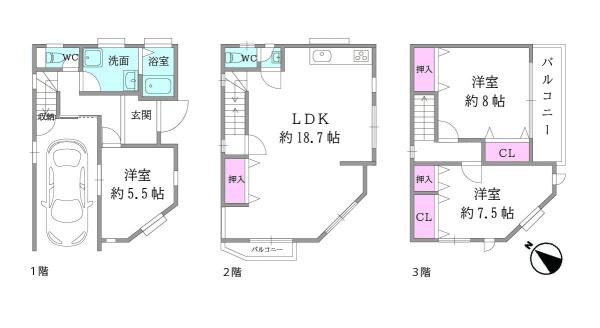 大阪市東淀川区大道南１丁目の中古一戸建て