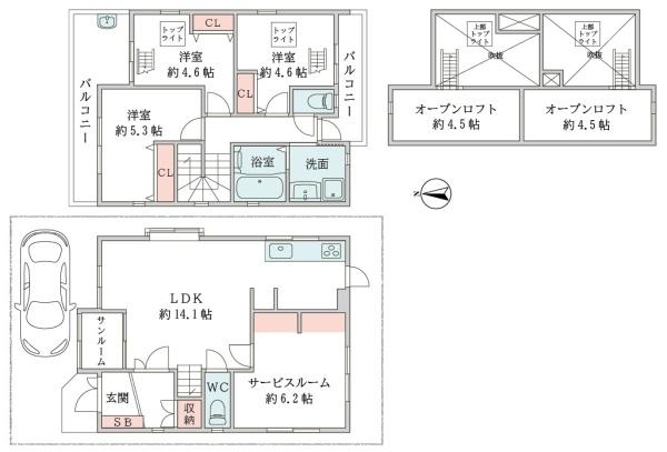 豊中市宝山町の中古一戸建て