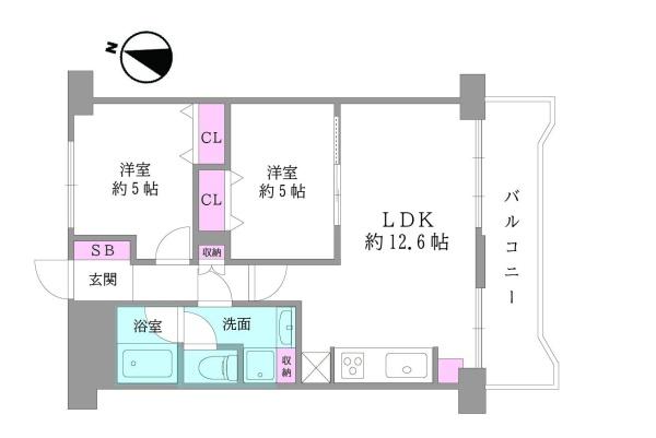 グリーンコーポ緑地公園第1(間取り)