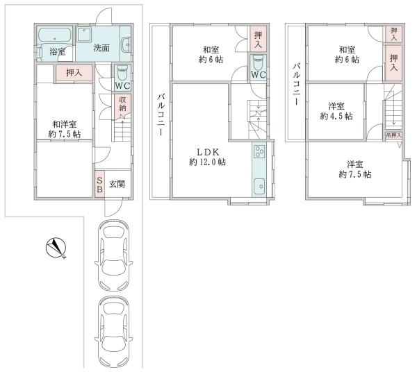 吹田市朝日が丘町の中古一戸建て