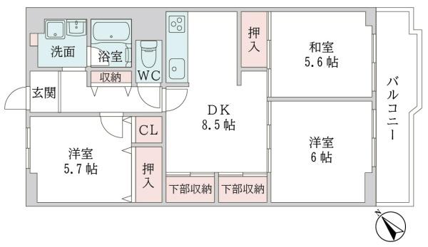 日商岩井野里マンション