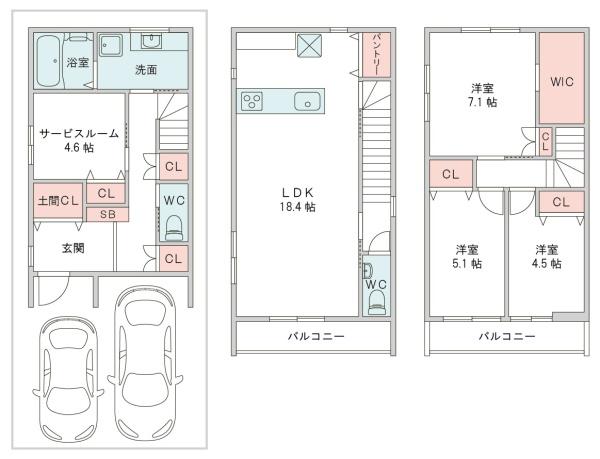 摂津市別府２丁目の新築一戸建