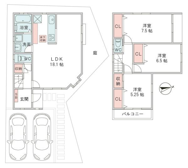 豊中市上野東２丁目の新築一戸建