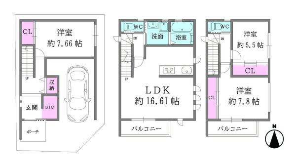 豊中市島江町２丁目の新築一戸建