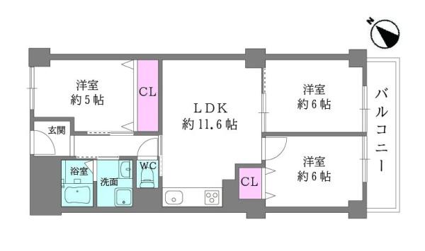 カネボウ三ツ池台マンション