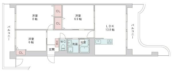 グランドメゾン長堀D棟