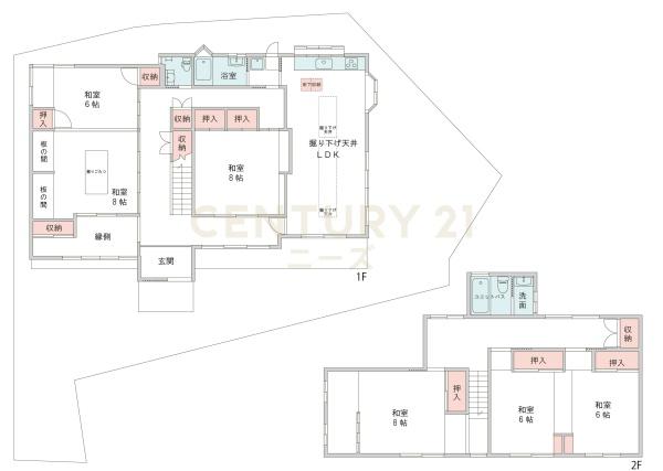 吹田市千里山月が丘の中古一戸建て