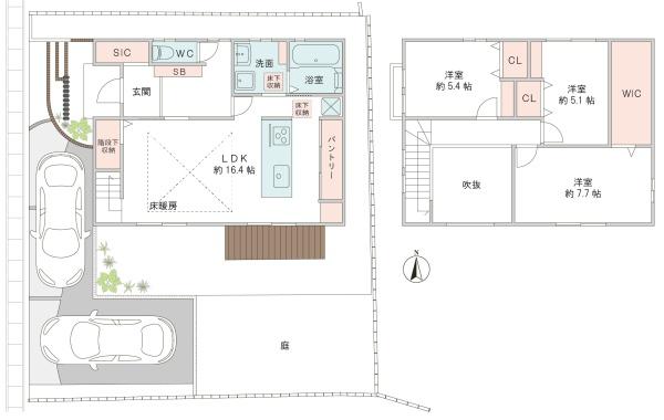 宇治市五ケ庄福角の中古一戸建て