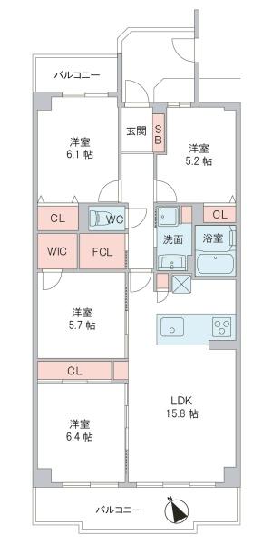 星和プラネタウン千里南第参期B棟　中古マンション