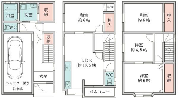 大阪市西淀川区御幣島６丁目の中古一戸建