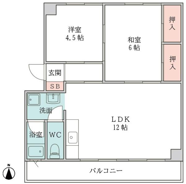 新北野第一コーポA棟