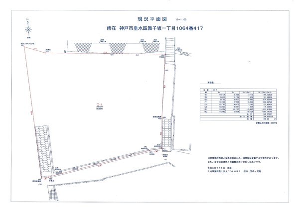 神戸市垂水区舞子坂１丁目の土地