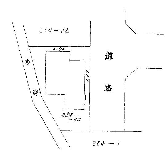 岡造道2丁目　土地