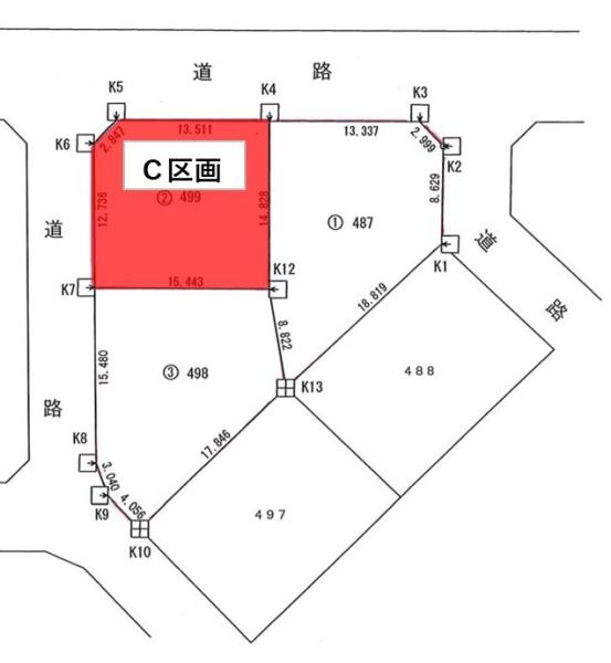 幸畑1丁目3区画　C区画