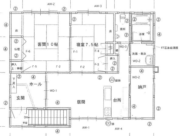 大矢沢里見　下宿2棟　居宅1棟