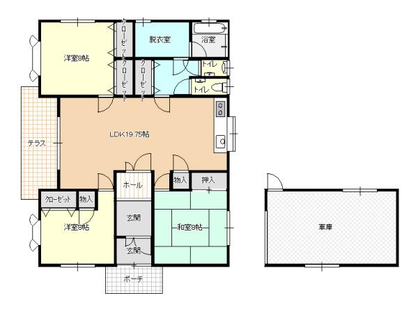 平内町大字松野木字小湊越　中古住宅