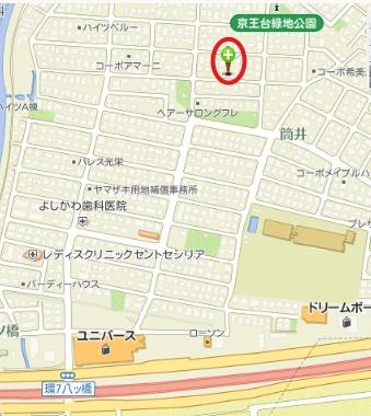 筒井八ツ橋　土地