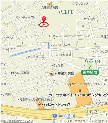 青森市八重田３丁目の土地