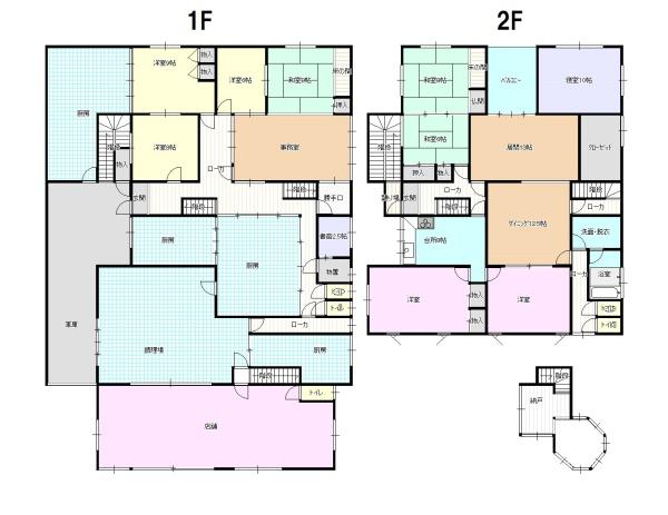 弘前市大字城東4丁目店舗兼中古住宅