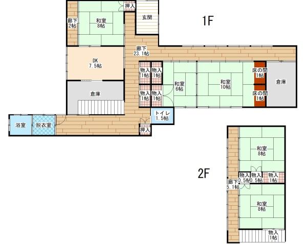 平川市碇ヶ関折橋の中古一戸建