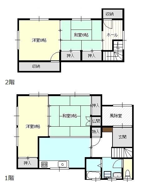五所川原市大字小曲字豊里中古住宅