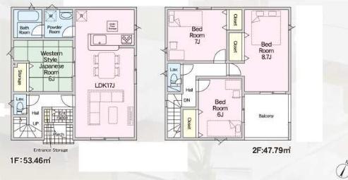 センチュリー21アクト八戸店　尻内町字前河原新築建売住宅3号