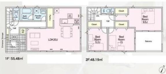 センチュリー21アクト八戸店　尻内町字前河原新築建売住宅5号