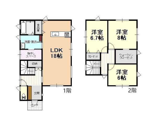 八戸市大字糠塚字長久保の中古一戸建て