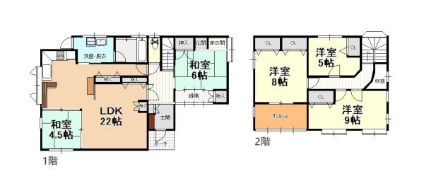 上北郡おいらせ町洋光台４丁目の中古一戸建て