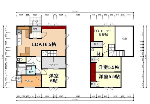 八戸市大字鮫町字金屎の中古一戸建て