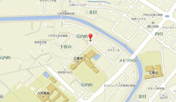 八戸市大字尻内町字下根市の土地