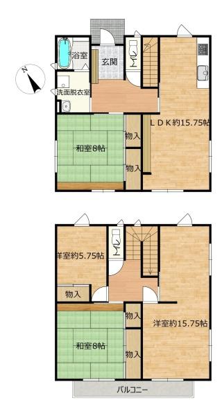八戸市大字糠塚字五郎兵衛前の中古一戸建て