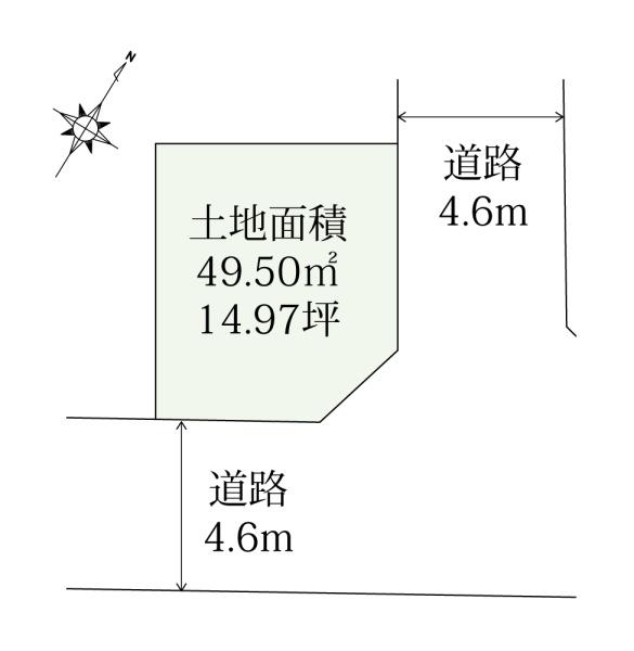 座間市ひばりが丘3丁目　土地