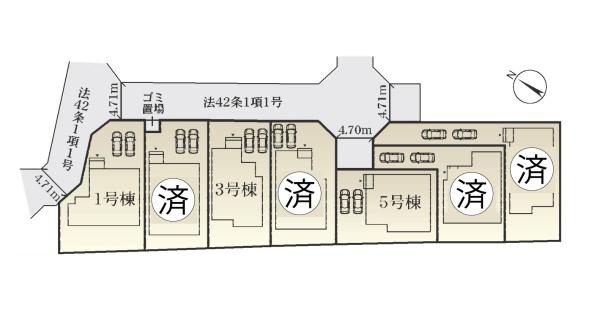 愛川町中津　新築　5号棟