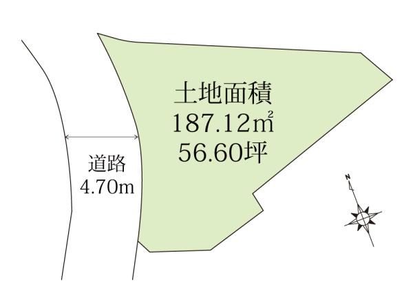 秦野市鶴巻北２丁目の土地