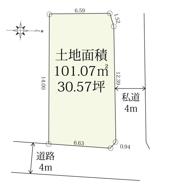 厚木市山際　土地