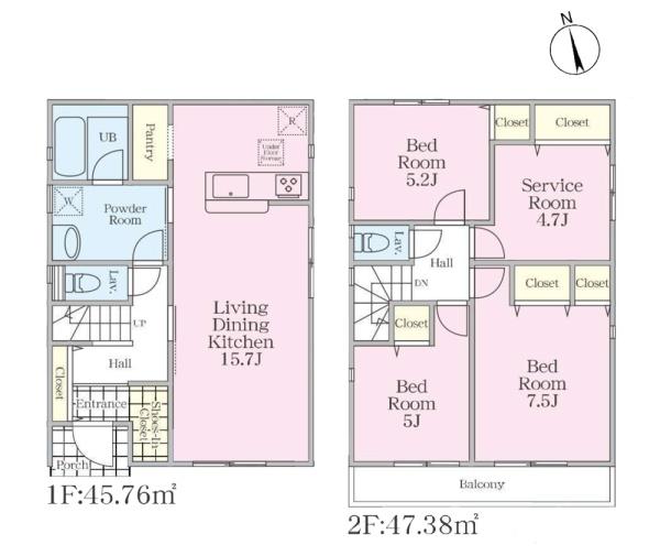 厚木市妻田東第24　新築　1号棟
