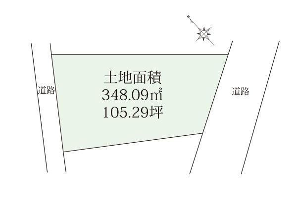 厚木市愛甲西2丁目　土地