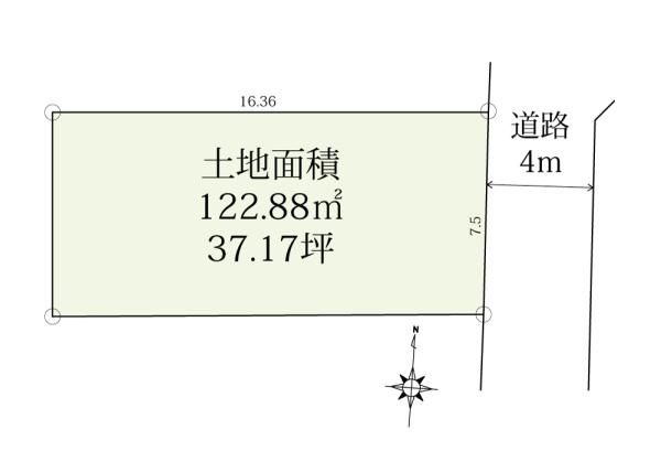 厚木市愛甲西１丁目の土地