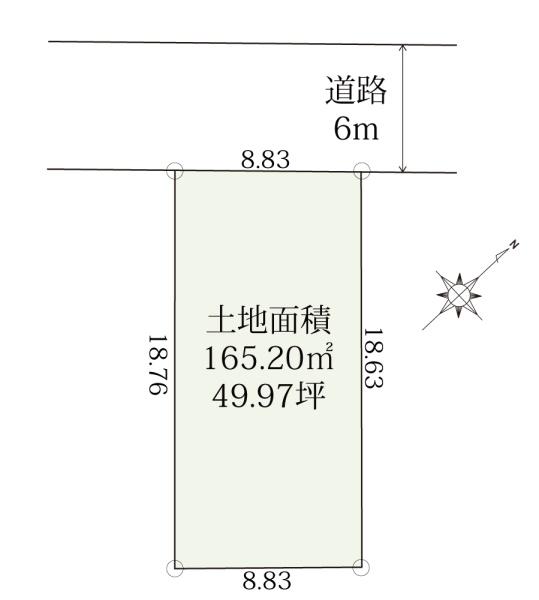 厚木市鳶尾5丁目　土地