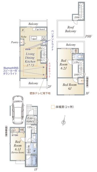 文京区千駄木1丁目　新築　D号棟