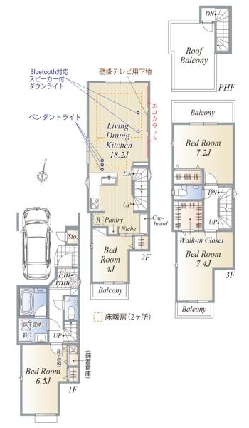 文京区千駄木1丁目　新築　E号棟