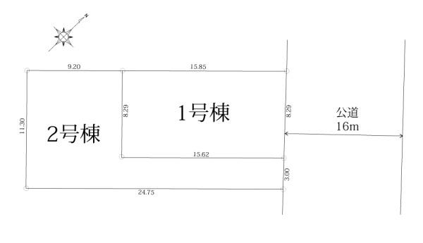 厚木市鳶尾1期　新築　1号棟