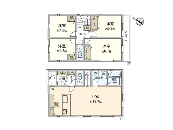 海老名市国分北3丁目　新築　2号棟