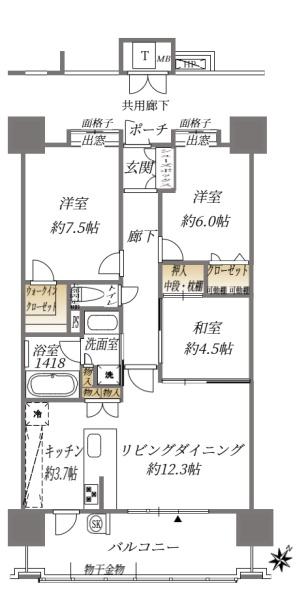 サンメゾン学研都市エルド